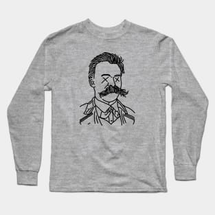 Dead Nietzsche (Black) Long Sleeve T-Shirt